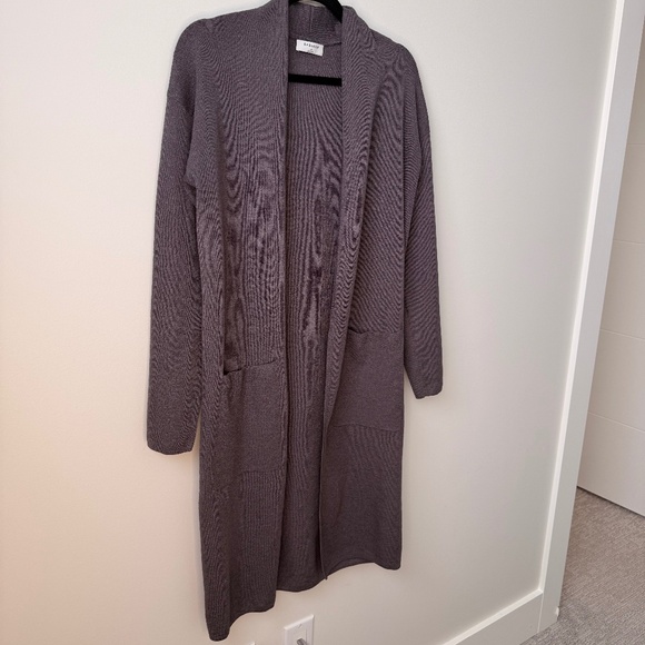 Aritzia Babaton Lance Long Sleeve Cardigan - Grey - Picture 2 of 7